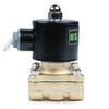 1/2” Smart Solenoid Valve - WiFi APP-Controlled Brass Solenoid Valve, 110V AC, Viton Seal