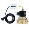 1” Smart Solenoid Valve - WiFi APP-Controlled Brass Solenoid Valve, 110V AC, Viton Seal