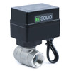 1/2" Motorized Ball Valve - Stainless Steel Electric Ball Valve with 3 Indicator Lights - 2 Wire Auto Return, Normally Closed, 9-36V AC/DC by U.S. Solid