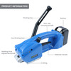 Electric Strapping Machine - Handheld Semi-Automatic Banding Tools for 1/2-5/8 in PP PET Straps
