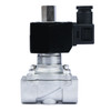 3/4" Solenoid Valve - 110V AC Stainless Steel Normally Open Solenoid Valve, Viton Seal