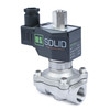 3/4” Solenoid Valve - 24V DC Stainless Steel Electric Valve, Normally Open, Viton Seal