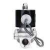 3/4” Solenoid Valve - 24V DC Stainless Steel Electric Valve, Normally Open, Viton Seal