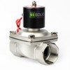 2" Solenoid Valve - Stainless Steel 110V AC Electric Solenoid Valve , Normally Closed, Viton Seal