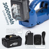 Electric Strapping Machine - Handheld Semi-Automatic Banding Tools for 1/2-3/4 in PP PET Straps,  2×3000mah Battery Powered