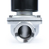 1-1/4" Solenoid Valve - Stainless Steel 12V DC Normally Open Electric Solenoid Valve, Viton Seal