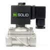 1/2" Solenoid Valve - Stainless Steel 110V AC Normally Closed with Viton Seal, Junction Box Type