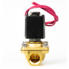 1/2" Solenoid Valve - Brass 12V DC Normally Closed with Viton Seal