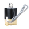 U.S. Solid Electric Solenoid Valve- 1/8" 24V DC Solenoid Valve Brass Body Normally Closed, VITON SEAL