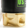 U.S. Solid Electric Solenoid Valve- 1/4" 12V DC Solenoid Valve Brass Body Normally Closed, VITON SEAL