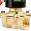 U.S. Solid Electric Solenoid Valve- 3/4" 24V AC Solenoid Valve Brass Body Normally Closed, VITON SEAL