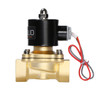 U.S. Solid Electric Solenoid Valve- 1" 24V AC Solenoid Valve Brass Body Normally Closed, VITON SEAL