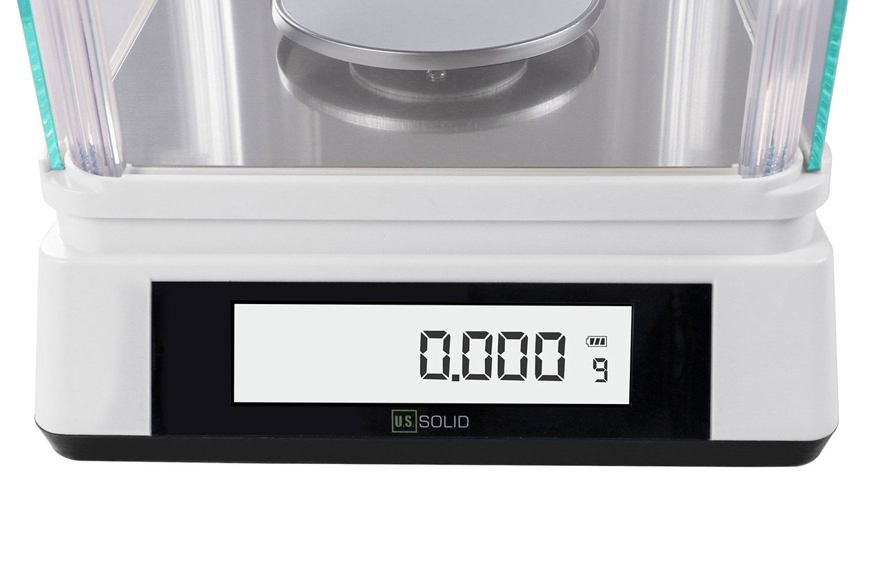 U.S. Solid 0.001 g Precision Balance – Digital Lab Scale 1 mg Analytical  Electronic Balance with 2 LCD Screens, 310 g x 0.001g - U.S. Solid