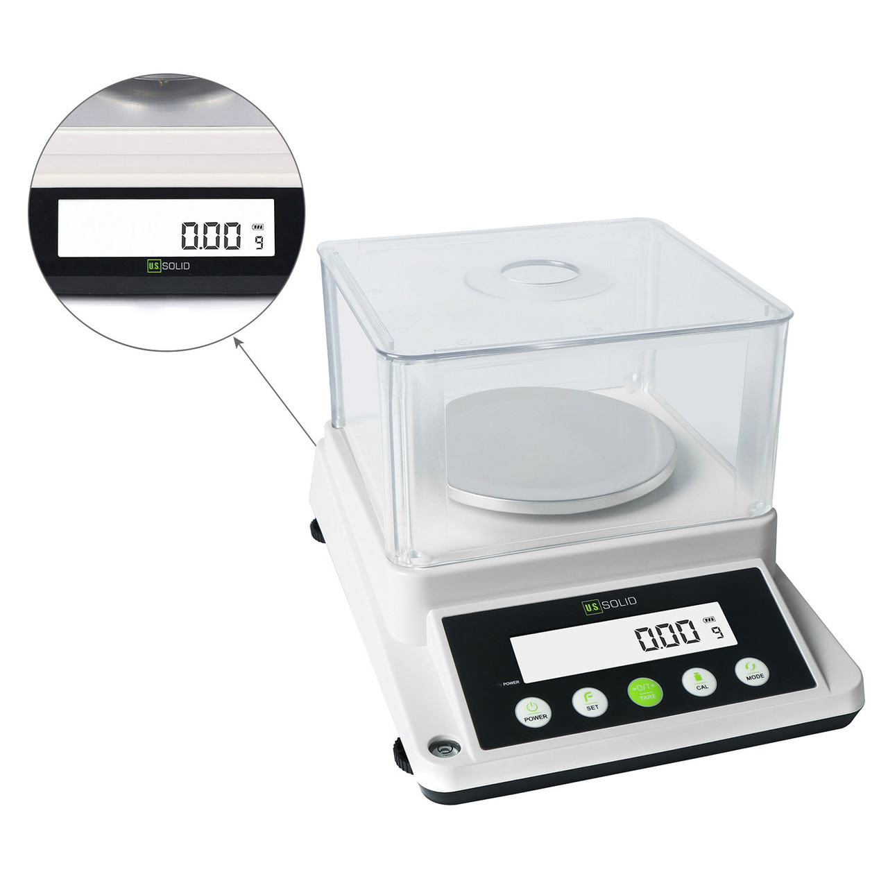 Precision Scale - 300 g / 0.001 g - Ø 98 mm - Steinberg Systems