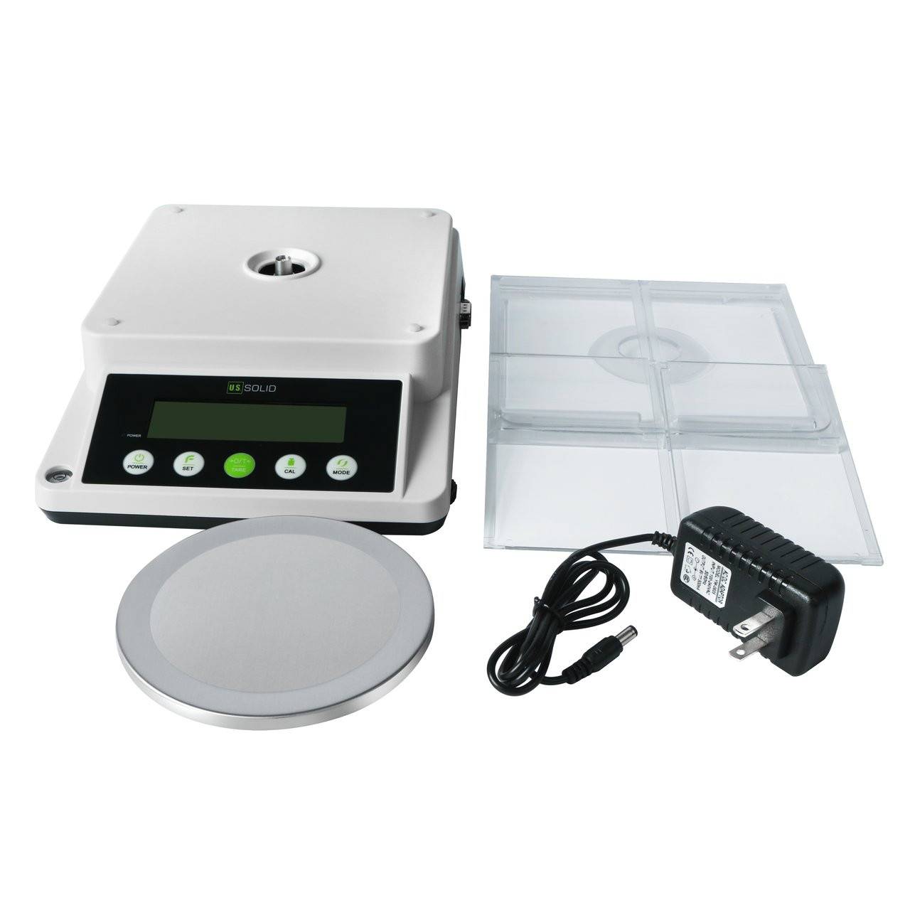U.S. Solid 3kg x 0.01g Precision Balance – 2 LED Sceens 10mg Digital  Analytical Lab Electronic Scale, 3100 g x 0.01g - U.S. Solid
