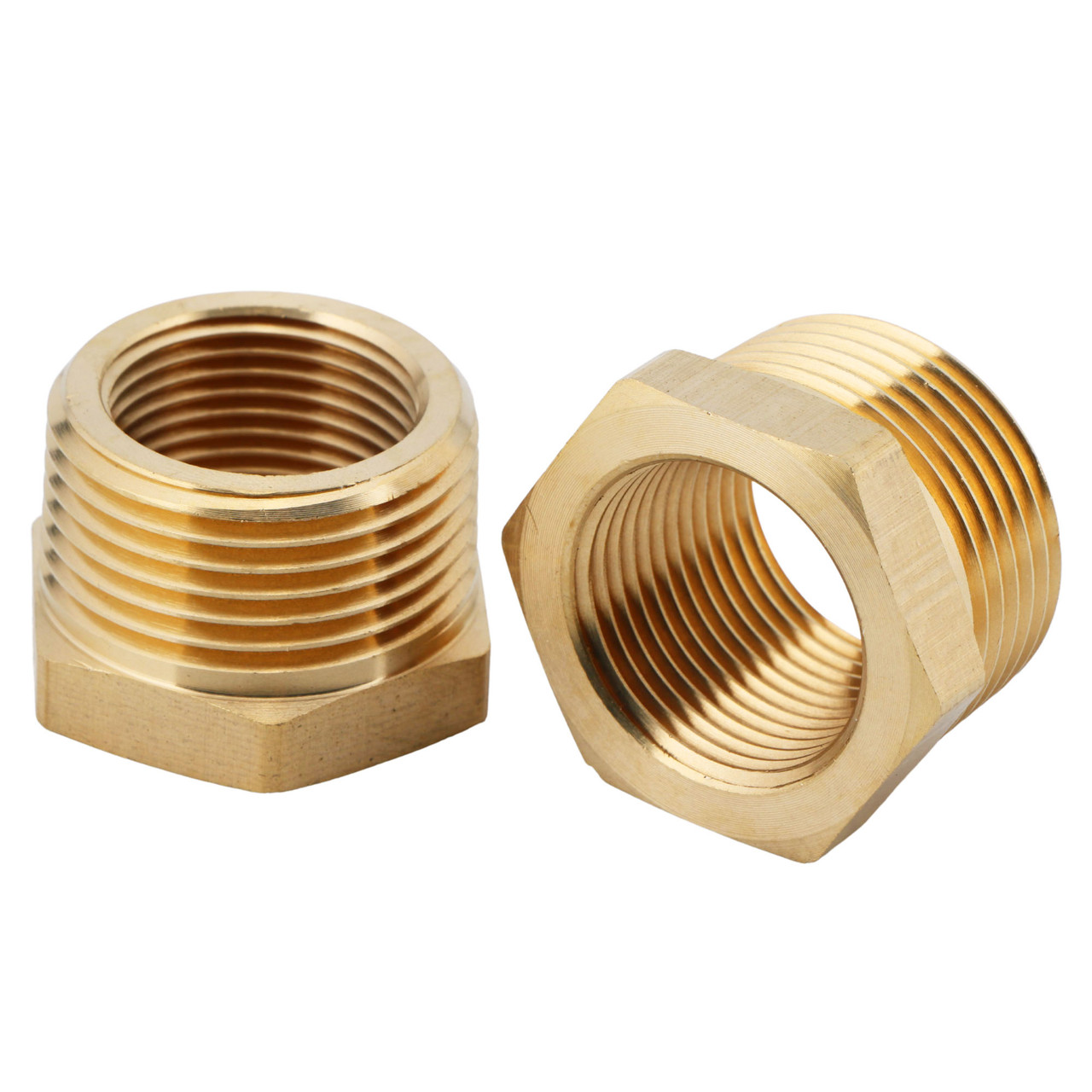 Brass Coupling, Female (1/2-14 NPT)