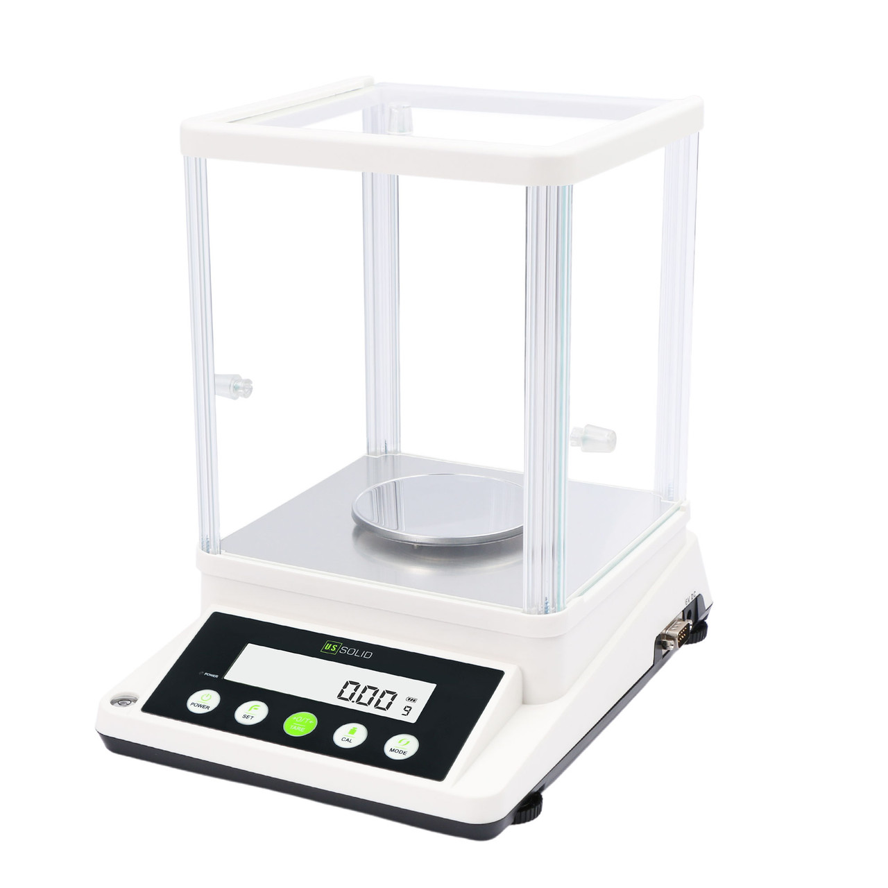 U.S. Solid Precision Lab Scale 5000g x 0.01g Analytical Balance RS232 Interface, 19 Measurement Units