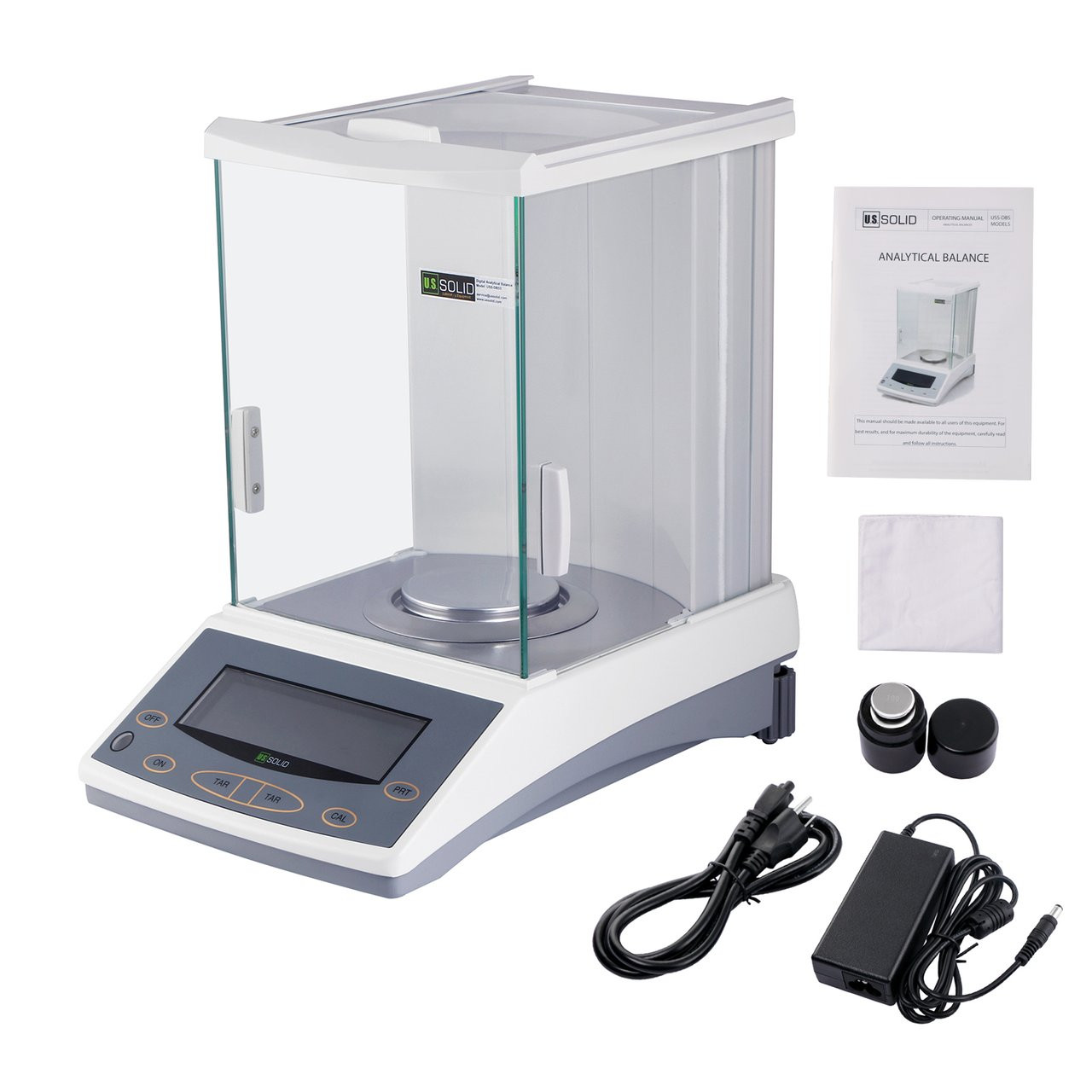 U.S. Solid 500g x 0.01 G Lab Scale 0.01 G Digital Analytical Balance