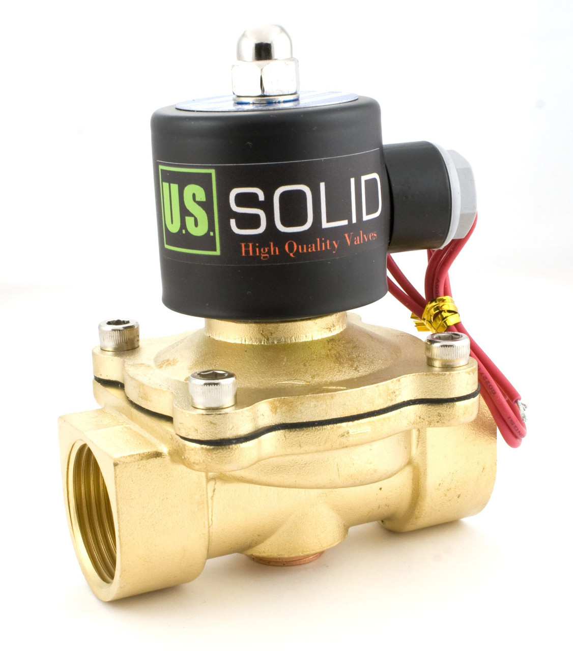 Us Solid Solenoid Valve 1 14 12v Dc Brass Electric Solenoid Valve Normally Closed Viton