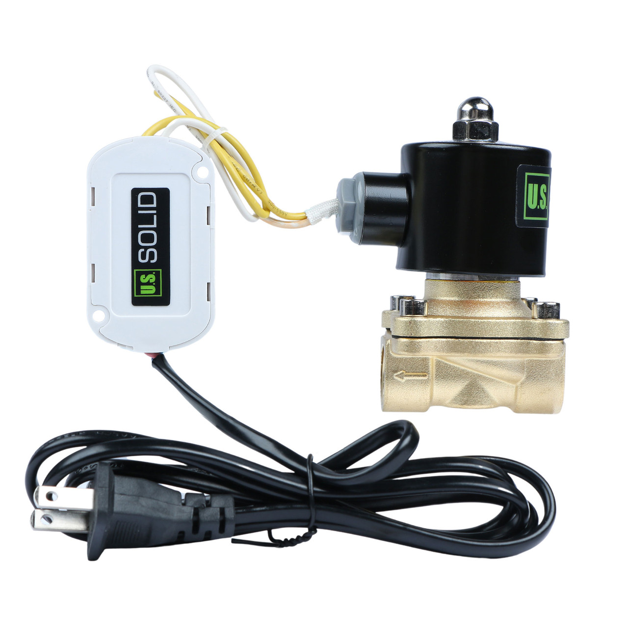 1/2” Smart Solenoid Valve - WiFi APP-Controlled Brass Solenoid