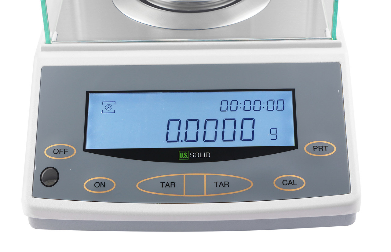 US Solid 200 x 0.0001g Analytical Balance - Density and Dynamic Weighing,  0.1 mg Lab Balance Digital Precision Scale