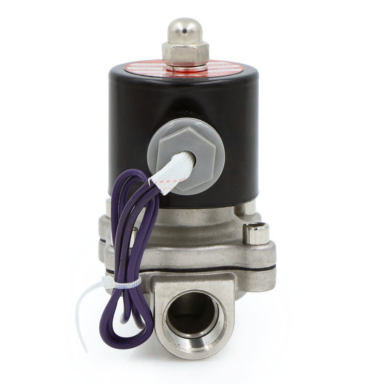1/2  DC 12V Normally Closed Type Stainless Steel Electric Solenoid Valve 