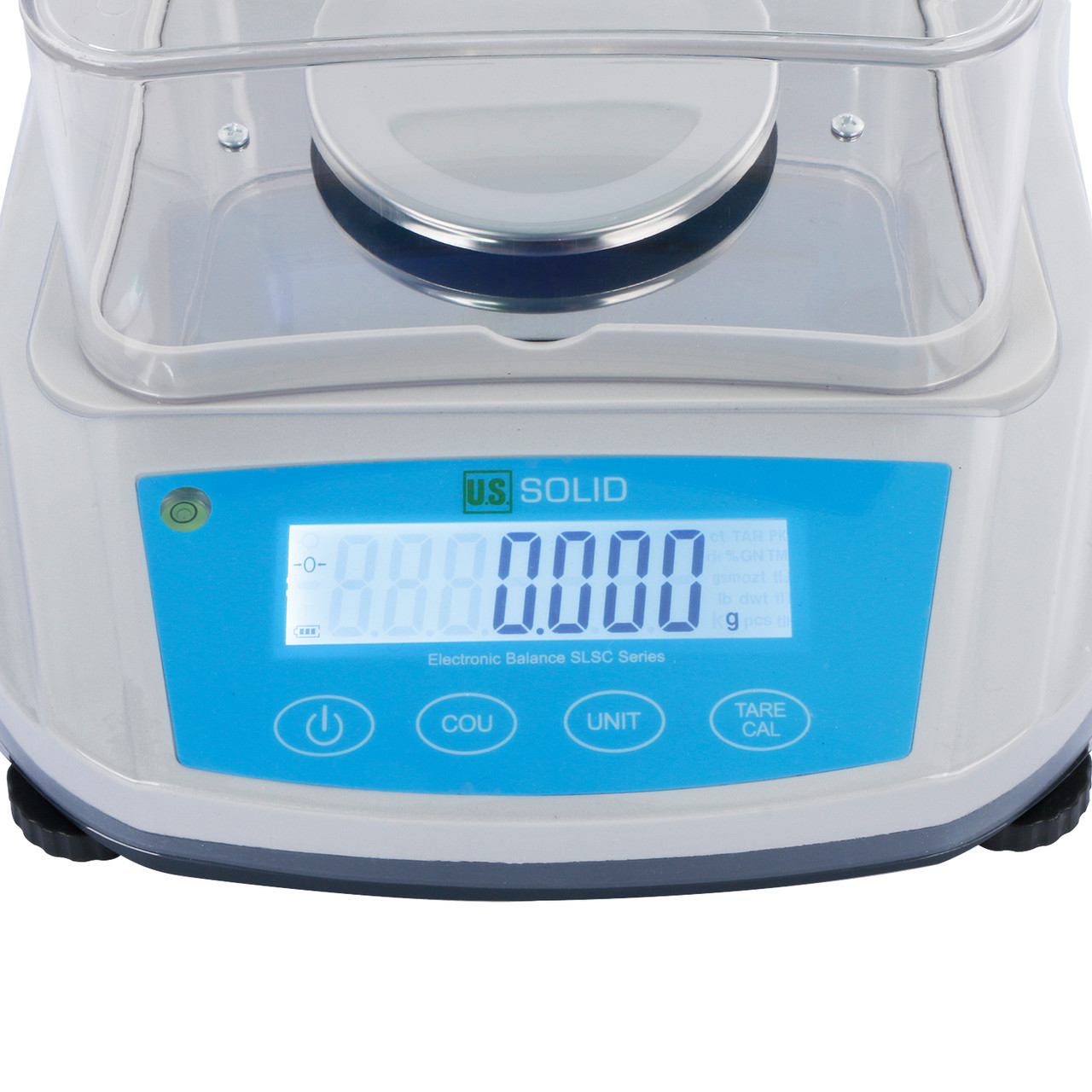 U.S. Solid 0.001 G Precision Balance - Digital Lab Scale 1 mg Analytical Electronic Balance with 2 LCD Screens, 110 G x 0.001g