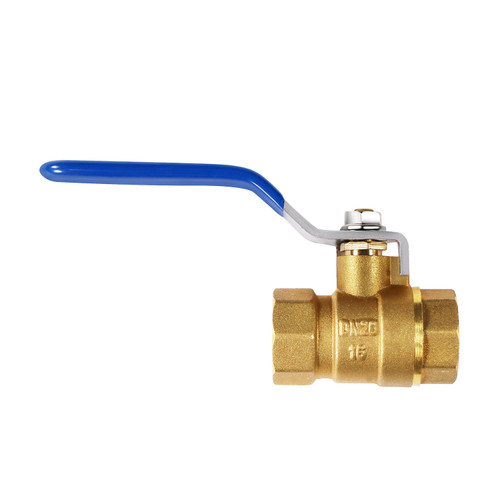 U.S. Solid Ball Valve - 3/4" Brass Water Valve with Female Threaded