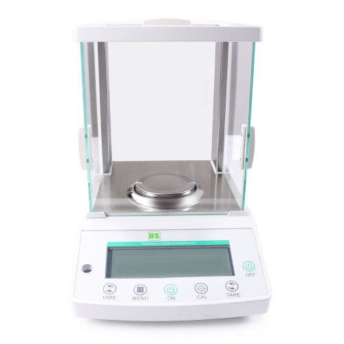 U.S. Solid 120 x 0.0001g Analytical Balance, 0.1 mg Lab Balance Digital Precision Scale - for Powder Types & Liquid