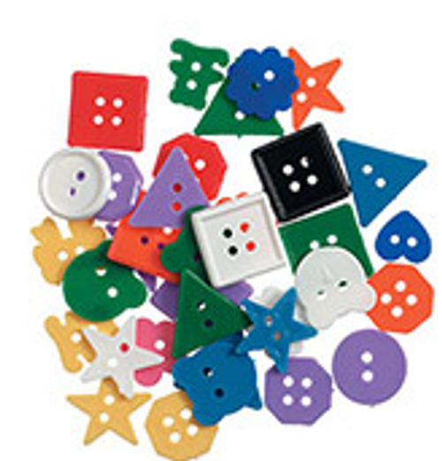 6 oz plastic craft buttons