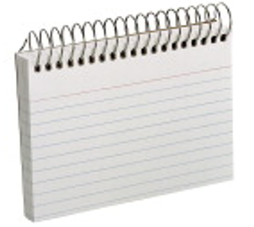  1InTheOffice Blue Index Cards 4x6, Blank Colored Index Cards,  Unruled, 400/Pack : Office Products