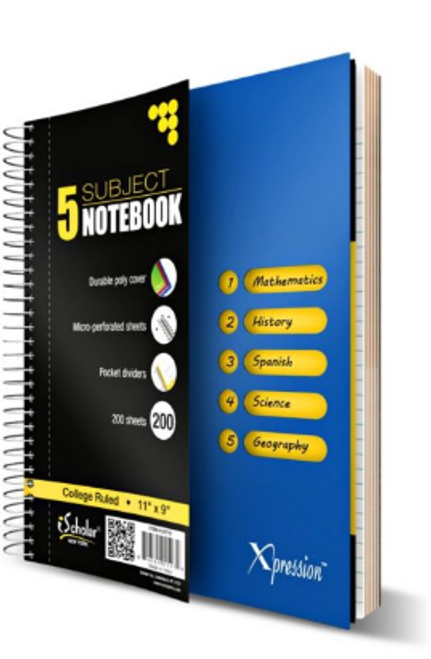 Xpression 5 Subject CR Poly Cover Spiral