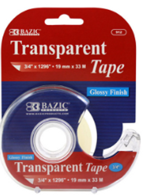 bazic transparent tape