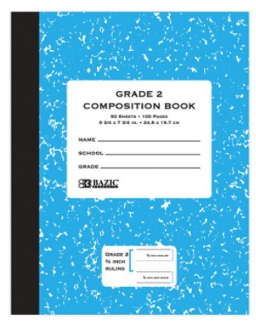 Grade 2 Composition Notebook