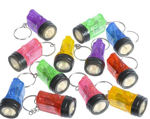Flashlight keychain