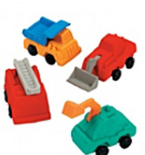 Construction Car Eraser