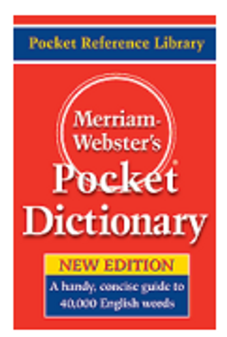Merriam-Webster Pocket Dictionary/ Thesaurus