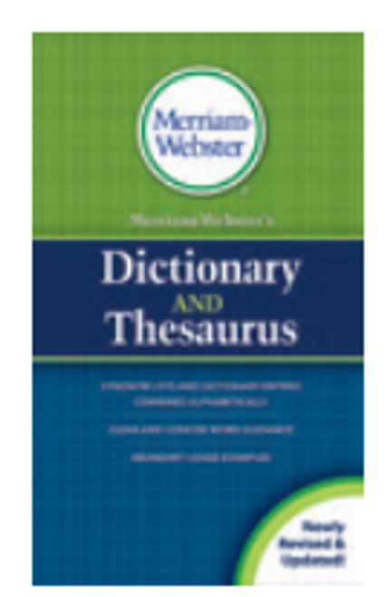 Merriam-Webster Dictionary, Thesaurus, Combo