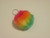 Rainbow Pom Pom Keychain