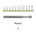 Carbide Burs. RA-5 Round. 10 pcs.