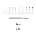 Carbide Burs. FG-331 Pear Shape. 10 pcs.