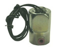 Water Solenoid Valve, 2-Way 1/8" NPT, 115 Volt, 12" Leads 1/2" Hub Mount