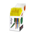 Wedge Wands Refill , Yellow, X-small, 100/Pack