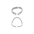 Hu-Friedy, Rubber Dam Clamp, #B4, Satin Steel, RDCMB4