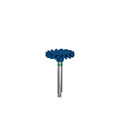 Coltene, KENDA All Ceramic Diamond Pre-Polishers for All Ceramics, Coarse, ShapeGuard, RA, 6pcs, 0207.006