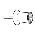 Prophy Cups Latch Hot Pink R/W Square 144/Bx