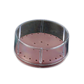 Magnetic Bur Block, 28-Hole, Large Round, Coral, 1/Pack