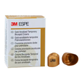 3M-Solventum, 3M Gold Anodized Temporary Bicuspid Crowns, 940526, Upper Right First Bicuspid, Size 6, 5 Crowns, 940526