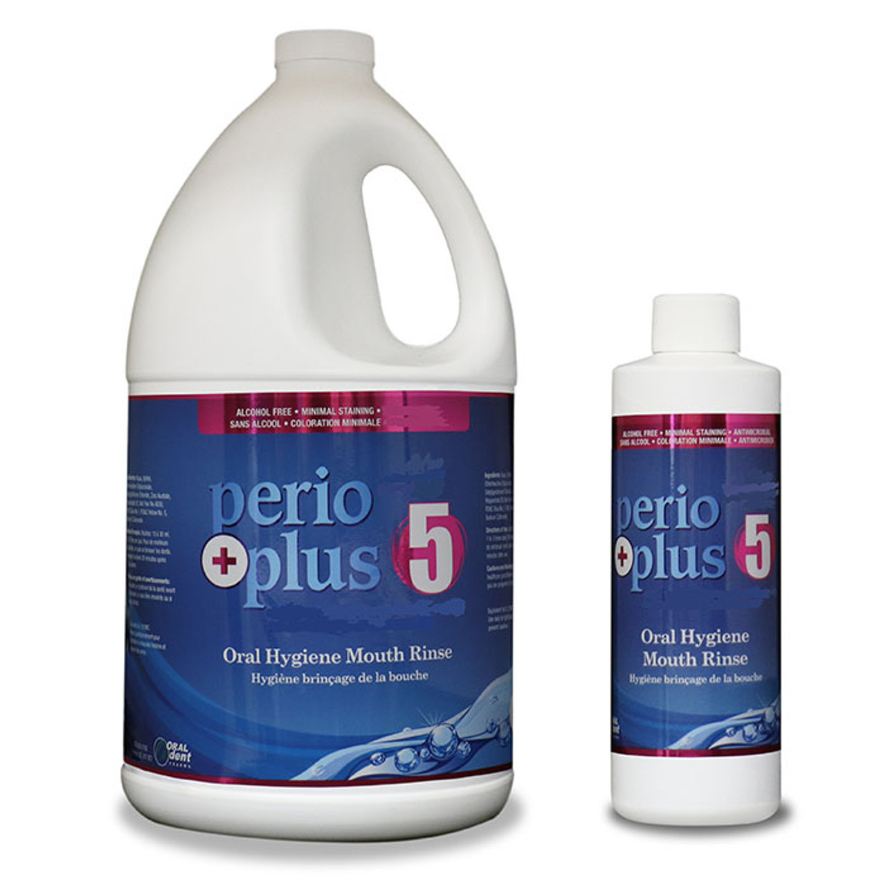 Perisol Rinse PerioPlus #5 Rinse Anticavity Kit 2 X4L Jags & 16 X250ml Empty Bottles ...
