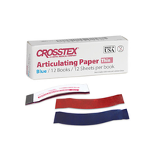 Articulating Paper - Thick .0031" (79 microns) Blue Articulating Paper, 144Bx